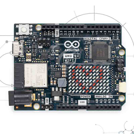 Placa Arduino UNO R4 WiFi original con conectividad inalámbrica integrada – Ideal para proyectos IoT – Casatrónica