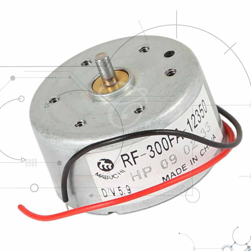 Motor DC RF-300FA-12350 de 5.9V para proyectos DIY, robótica y electrónica – Ideal para adaptaciones de DVD – Casatrónica Motor DC RF-300FA-12350 de 5.9V para proyectos DIY, robótica y electrónica – Ideal para adaptaciones de DVD – Casatrónica