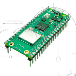 Raspberry Pi Pico W – Microcontrolador RP2040 con WiFi integrado para proyectos IoT y electrónicos – Casatrónica