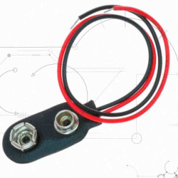 Conector para batería de 9V con cable de 15 cm – Ideal para alimentar placas Arduino, protoboards y proyectos DIY – Casatrónica