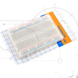 Protoboard de 400 puntos en blister – Ideal para pruebas de circuitos electrónicos – Casatrónica