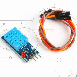 Sensor DHT11 – Módulo de temperatura y humedad con cables jumper – Casatrónica