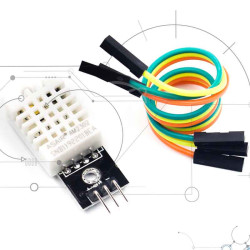 Sensor DHT22 – Módulo de temperatura y humedad con cables jumper – Casatrónica