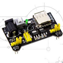 Módulo Fuente para Protoboard MB-102 – Casatrónica