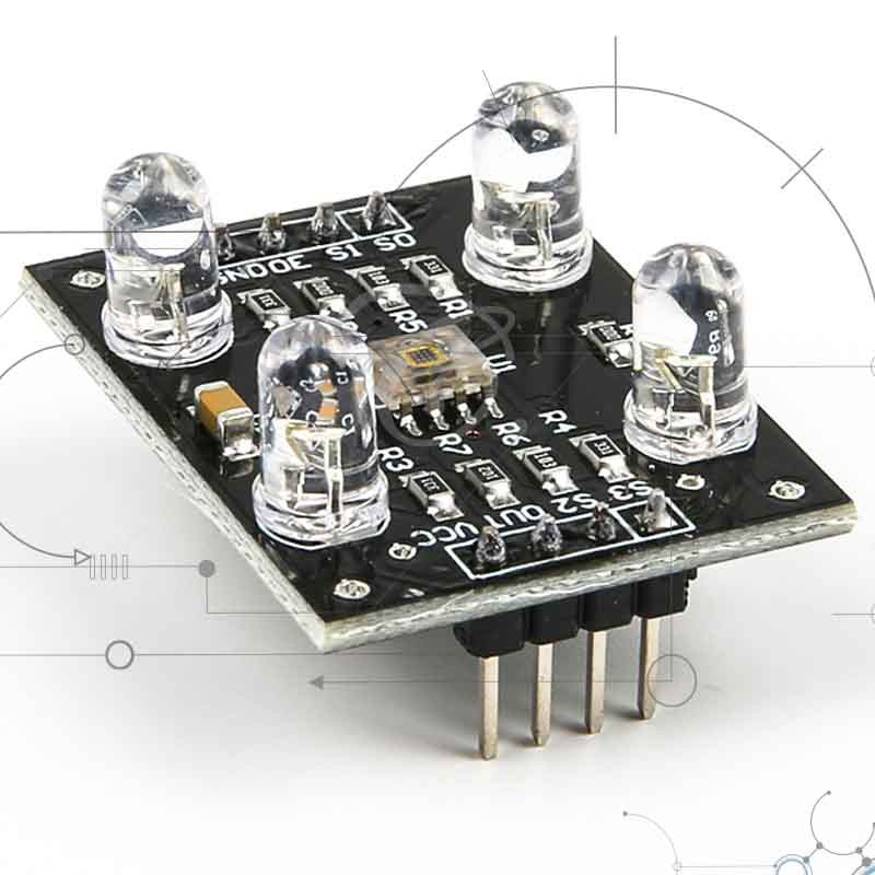 Sensor TCS230 - Detector RGB Profesional | Clasificación por Color | Casatrónica Sensor TCS230 - Detector RGB Profesional | Clasificación por Color | Casatrónica
