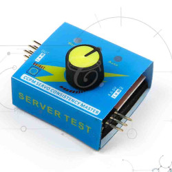 Probador de Servos RC 3 Canales - Calibrador PWM para Drones/Robots | Casatrónica