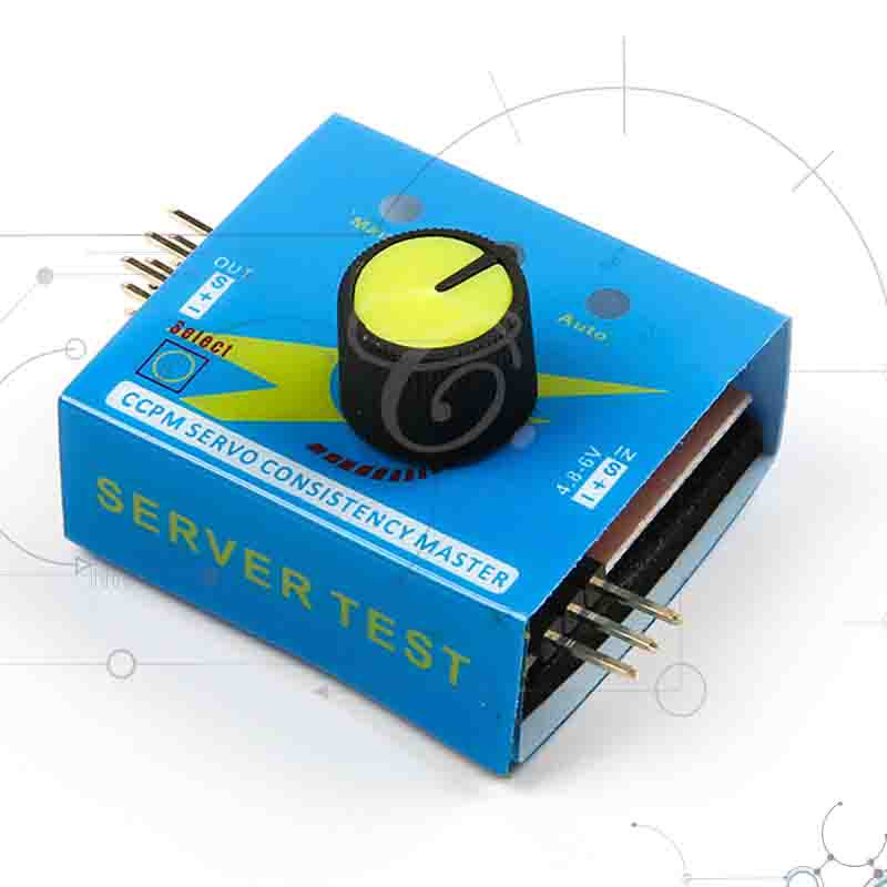 Probador de Servos RC 3 Canales - Calibrador PWM para Drones/Robots | Casatrónica Probador de Servos RC 3 Canales - Calibrador PWM para Drones/Robots | Casatrónica
